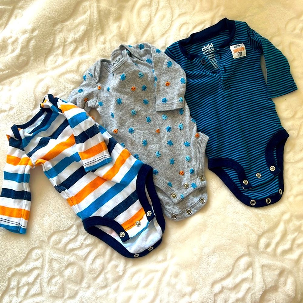3pc Newborn bodysuit
